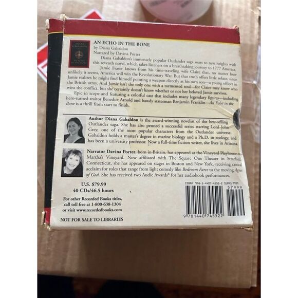 An Echo in the Bone Outlander Diana Gabaldon Audio Book CD Unabridged - Picture 3 of 3